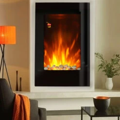 Livingandhome Vertical Wall Mount Electric LED Fireplace Space Heater -Heating Equipment 41361986 3