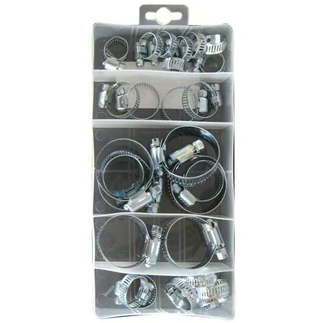 PEARL CONSUMABLES Assorted M/S Hose Clips - Box Of 26 - PXP133 3 PEARL CONSUMABLES Assorted M/S Hose Clips - Box Of 26 - PXP133