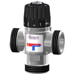 Thermostatic Mixing Valve Side Way Mixed Water 20-43C 1,6m3/h 3/4 Male BSP
