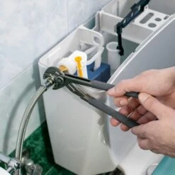 PrimeMatik - Flexible Metallic Stainless Steel Hose 1/2 Male To 3/8 Female Of 30 Cm -Heating Equipment 48827130 3