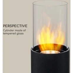 Blumfeldt Fiamme Pila Ethanol Fireplace Stainless Steel Burner 0.5 Litre 4-5 H Burning Time -Heating Equipment 50827992 5