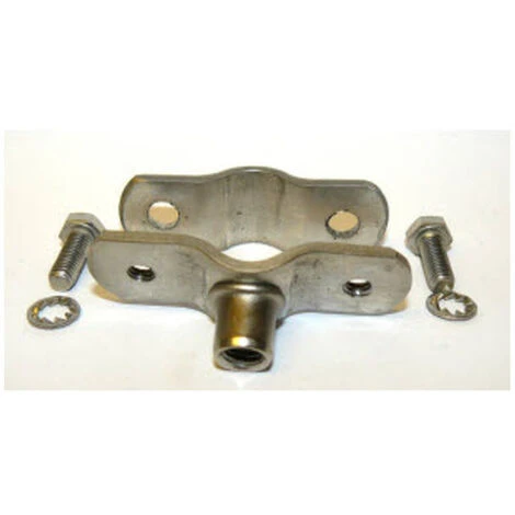 T304 Stainless Steel Munsen Type Bossed Pipe Clip M8 Boss - Pipe OD 32-35 Mm 4 T304 Stainless Steel Munsen Type Bossed Pipe Clip M8 Boss - Pipe OD 32-35 Mm - Image 2