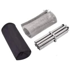 New Outdoor Stove Burning Fire Low Weight Portable Folding Wood Stove Outdoor Heating Oven Stainless Steel -Heating Equipment 51793046 4