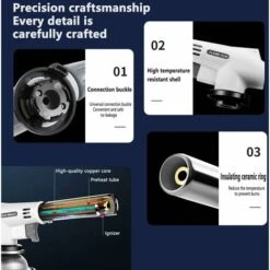 LangRay Kitchen Burner Rechargeable Kitchen Burner Lighter, Camping Lighter, BBQ Flamethrower, Blower Torch, Kitchen BBQ Burner And Butter Cooking. -Heating Equipment 51801264 5