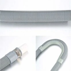 Washing Machine Drain Hose, Universal Drain Hose, 1.5M Dishwasher Extension Hose, Water Drain Hose, With Bracket And Hose Clamps -Heating Equipment 51802028 5