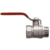 Standard Flow Rate Water Ball Valve With Steel Handle DN25 1 BSP Female X Male Thread -Heating Equipment 5183401 1