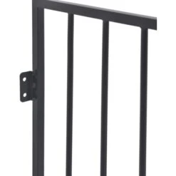 Topdeal Pet Fireplace Fence Steel Black VDTD09368 -Heating Equipment 51862880 4