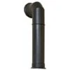 Αδάμ Adam Angled Electric Heater Stove Flue Pipe Only Tall Matt Black Plastic -Heating Equipment 53516774 1