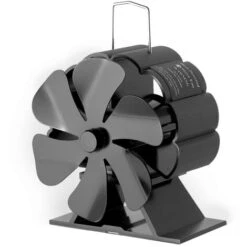 Mini 6-blade Heat Powered Stove Fan Aluminum Silent Eco-friendly For Wood Burning Stove/Fireplace -Heating Equipment 55652137 4