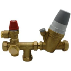 Altecnic - Caleffi 22mm 3/6 Bar Multibloc Inlet Control Valve 2 Piece 535000CST