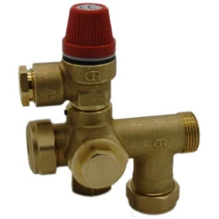 Altecnic - Caleffi 22mm 3/6 Bar Multibloc Inlet Control Valve 2 Piece 535000CST 9 Altecnic - Caleffi 22mm 3/6 Bar Multibloc Inlet Control Valve 2 Piece 535000CST -Heating Equipment 56502804 4