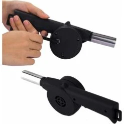 BBQ Fan Blower, Hand Crank Fan Air Blower For Charcoal Grills Outdoor Picnic Camping Cooking Tool -Heating Equipment 56637418 3