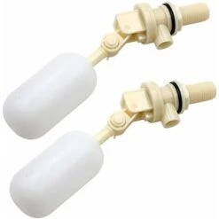 Set Of 2 Floating Valve For Automatic Filling Dog, Cattle And Sheep Waterers Ball Valve Automatic Filling Shutoff 1/2 NPT