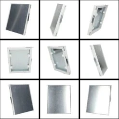 200x400mm Access Panel Magnetic Tile Frame Steel Wall Inspection Masking Door -Heating Equipment 6305012 3