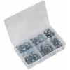 Sealey O-Clip Double Ear Assortment 140pc Zinc Plated AB044DE -Heating Equipment 63503610 1