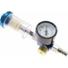 Pneumatic Spray Regulator Gun 1/4" Pressure Gauge With Inline Water Trap Air Filter, Separator Pressure Gauge And Water Separator Oil Filter Combo Paint Gun Tool Kit -Heating Equipment 63606273 1