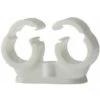 ForgeFix Pipe Clip Double Cliplock 22mm Box 50