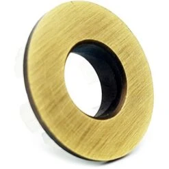 Antique Brass Basin Sink Overflow Cover Insert Hole Trim -Heating Equipment 6374631 3