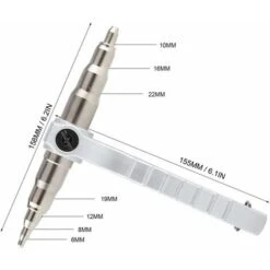 Manual Copper Tube Expander, Copper Pipe Stamping Tool Conditioner Maintain Repair Universal Refrigeration Expander Tool -Heating Equipment 66546057 5