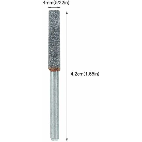3Pcs 4mm 5/32 Diamond Chainsaw Sharpener Burr Stone Sharpening Tool For Rotary Sharpener De Sharpener Oregon 4 3Pcs 4mm 5/32 Diamond Chainsaw Sharpener Burr Stone Sharpening Tool For Rotary Sharpener De Sharpener Oregon - Image 2
