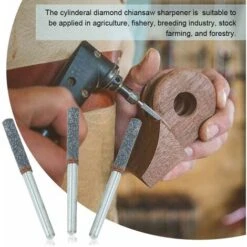 3Pcs 4mm 5/32 Diamond Chainsaw Sharpener Burr Stone Sharpening Tool For Rotary Sharpener De Sharpener Oregon 9 3Pcs 4mm 5/32 Diamond Chainsaw Sharpener Burr Stone Sharpening Tool For Rotary Sharpener De Sharpener Oregon -Heating Equipment 66563395 3