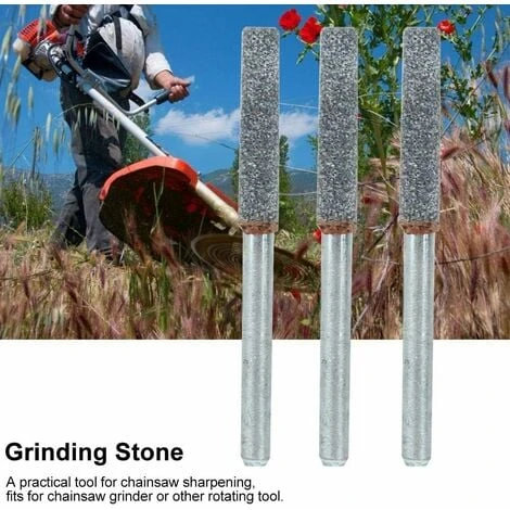 3Pcs 4mm 5/32 Diamond Chainsaw Sharpener Burr Stone Sharpening Tool For Rotary Sharpener De Sharpener Oregon 7 3Pcs 4mm 5/32 Diamond Chainsaw Sharpener Burr Stone Sharpening Tool For Rotary Sharpener De Sharpener Oregon - Image 5