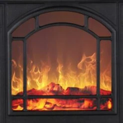 Warmlite WL45037W Ealing Electric Fireplace Suite With Adjustable Thermostat Control, 2 Heat Settings, LED Flame Effect, Safety Cut-Out System, White -Heating Equipment 67193893 5