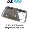 US PRO Tools 5.5 X 9.5 Double Magnetic Parts Tray 6780 -Heating Equipment 67464155 1