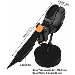 Clamp Band, Adjustable 4 Jaw Clamp Strap For Furniture And Picture Frames Black 6m -Heating Equipment 68016166 5