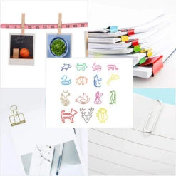 Paper Clips Dog Paper Clips Cartoon Creative Bookmarks Paper Clips Decorative Paper Clips Motif Staples Metal Paper Clips Bookmarks For Student Office School Home 20 Pieces -Heating Equipment 68107417 4