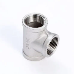 2pcs 1/2-150T NPT Stainless Steel Tee Pipe Fittings T-Type Plumbing Adapter Connector Threaded Cast Iron Pipe Fittings -Heating Equipment 69367424 3