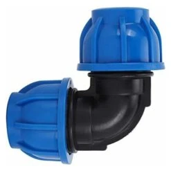 PE 25 Equal Plastic Elbow For Polyethylene Pipe Pipe ø 25，Water Hose Elbow Connector PE Plastic Quick Coupling Accessories For Drinking Water Purifiers（ø 25） -Heating Equipment 69368475 5