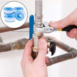 Hose Ptfe Water Plumbers Teflon Plumbing Gasket Sealing Tapes For Shower Hose Head 6 Rolls 3/4 Inch(18m) -Heating Equipment 69368521 3