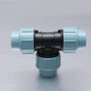 T Connector For Water Hose With Three Female Outlets (3 X 32 Mm) Clamp Connector For PE Pipes（ø 32）
