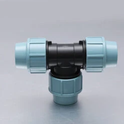 T Connector For Water Hose With Three Female Outlets (3 X 32 Mm) Clamp Connector For PE Pipes(ø 32)