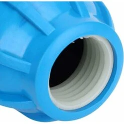 Pcs PE Plastic 25mm To 25mm Straight Water Pipe Connector PPR PE PVC Pipe Connection Fitting -Heating Equipment 69370552 5