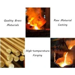 Thermostatic Mixing Valve For Solar Water Heater In Brass With 3-way Male Thread DN20， Thermostatic Mixer -Heating Equipment 69370990 5