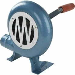 Hand Crank Forge Blower, Manual Iron Gear Popcorn Blower, Centrifugal Blower, Great Grill Accessories Gift, 120W