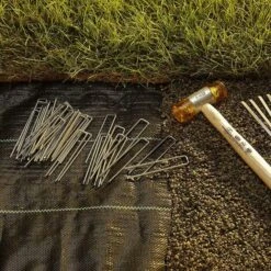 Set Of 100 Galvanized Stainless Steel Fixing Stakes H150mm, L25mm, Ø2.9 Mm -Heating Equipment 69782305 4