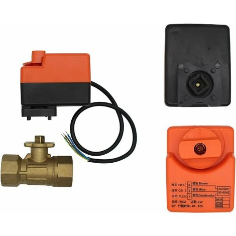 Motorized Or Manual Valve Motorized Electric 2-way Ball Valve 220V DN15 DN20 DN25 DN32 DN40 DN50 (DN20) 4 Motorized Or Manual Valve Motorized Electric 2-way Ball Valve 220V DN15 DN20 DN25 DN32 DN40 DN50 (DN20) - Image 2