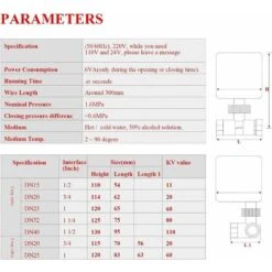 Motorized Or Manual Valve Motorized Electric 2-way Ball Valve 220V DN15 DN20 DN25 DN32 DN40 DN50 (DN20) 9 Motorized Or Manual Valve Motorized Electric 2-way Ball Valve 220V DN15 DN20 DN25 DN32 DN40 DN50 (DN20) -Heating Equipment 70135703 4
