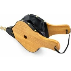 Fireplace Bellows 15.5 X 7 Large Wooden Fire Pit Blower Bellows Cast Iron Nozzle For Outdoor Camping Bbq Grill Fireplace Bellows Pump Barbecue Bellows Fire Tools Accessories With Hanging Strap -Heating Equipment 70586226 4