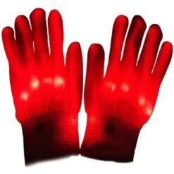 Electro LED Finger Flashing Gloves Light Up Lighting Glow Xmas Rave PartyBlue -Heating Equipment 70590054 3