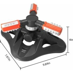 GDRHVFD Automatic Garden Sprinkler, 360 Degree Rotating Lawn Sprinkler, 3 Arm Sprinkler For Irrigation Systems, Lawn Sprinkler Sprinkler System -Heating Equipment 71325530 2