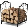 Firewood Log Rack Heavy-Duty Wood Storage Holder Firewood Storage Rack Fireplace -Heating Equipment 71610916 1