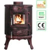 5KW Wood Burning Stove Cast Iron Fireplace Log Burner Bronze Defra Eco Design -Heating Equipment 71930866 1