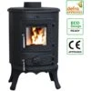 Black Wood Burning Stove Cast Iron Woodburner Fireplace 5KW Defra Eco Design -Heating Equipment 71930874 1