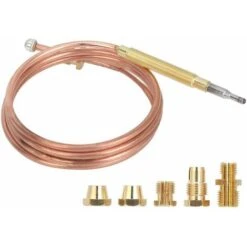 Universal Thermocouple, Temperature Sensors With Nuts, Replacement Thermocouple Kit Adapters For Gas Ovens, Induction Cooker, Gas Stove, Heater