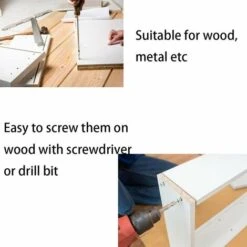 1200 Assortment Small Flat Head Wood Screws Steel 5mm 6mm 7mm 8mm 10mm Gold Small Wood Screws With Organized Box -Heating Equipment 72504233 4