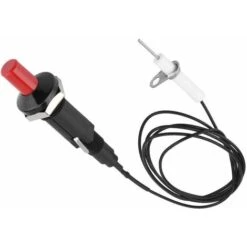 Electric Piezo Igniter Piezo Igniter Push Button Igniter Professional Piezo Spark Igniter Made Of PP Plastic With 1m Cable For Gas Fireplace Igniter Lighter Ceramic Kitchen